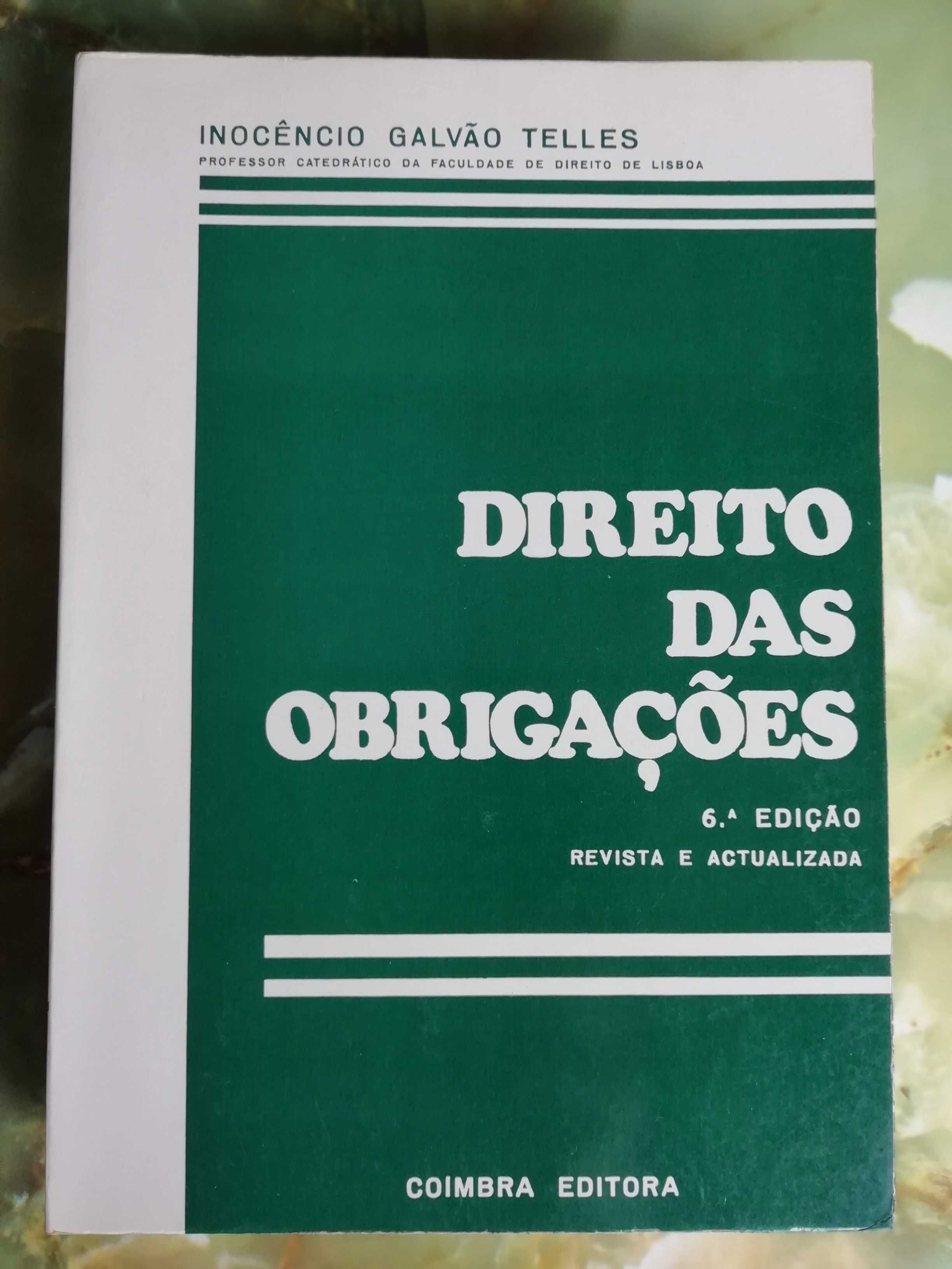 Livros de Direito - CRP, CC, CSC, D Obrig, D Administ, Introd Direito