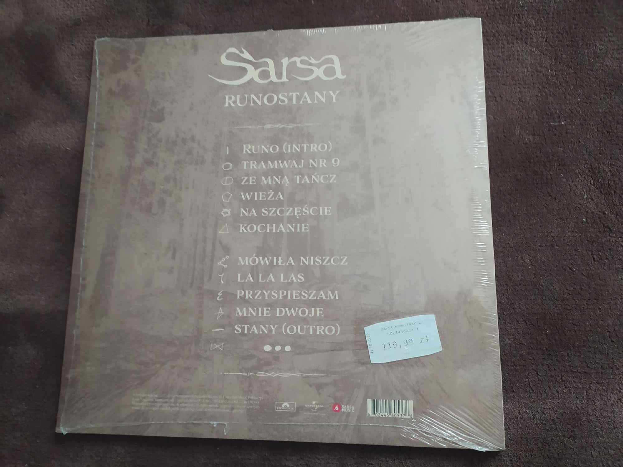 winyl Sarsa - Runostany (RSD), nowy, folia