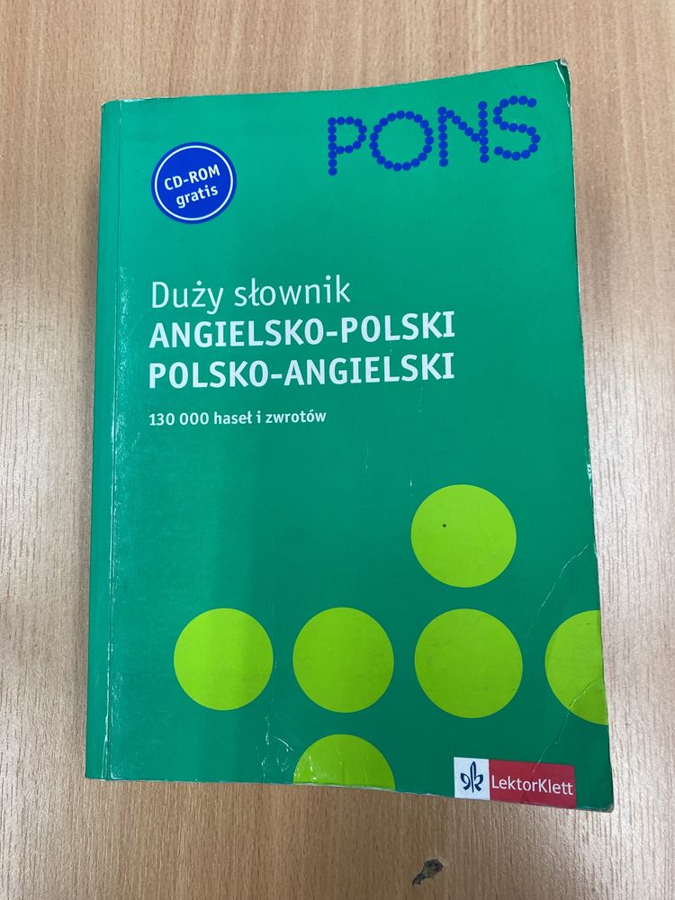 Słownik Pons angielsko polski polsko angielski