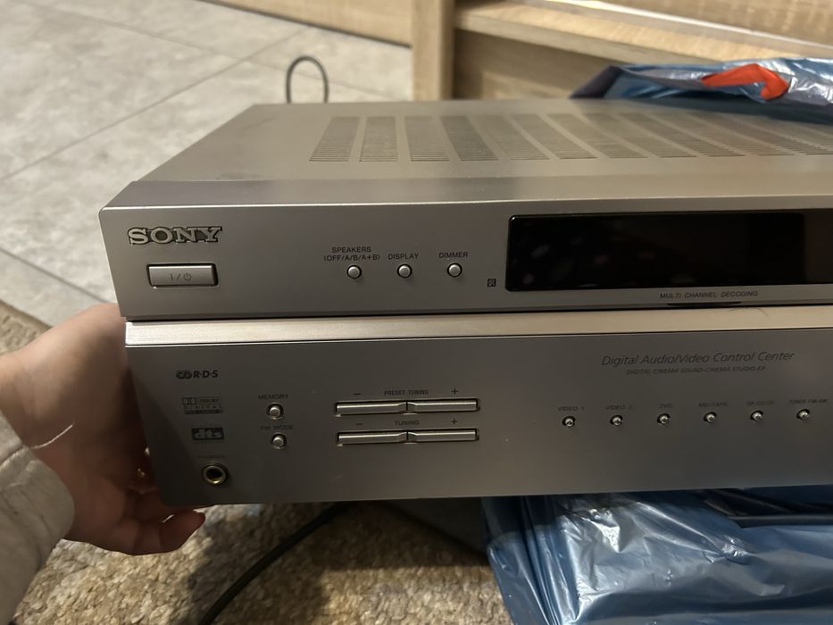 Suboofer amplituner do kina domowego uzywany i DVD sony str-de497
