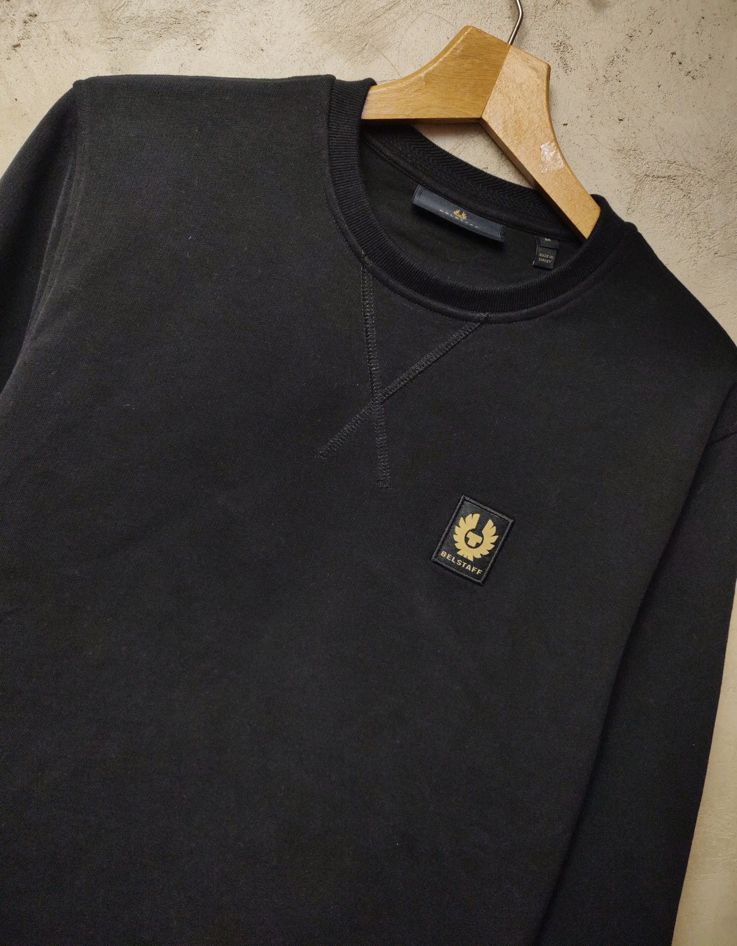 BELSTAFF__bluza męska (M) czarna nowa casual