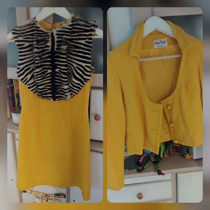 Komplet vintage futerko