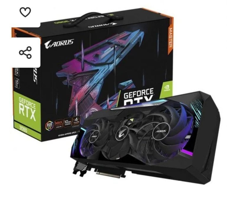Gigabyte Aorus RTX 3080 10GB GDDR6X – Gaming 4K
