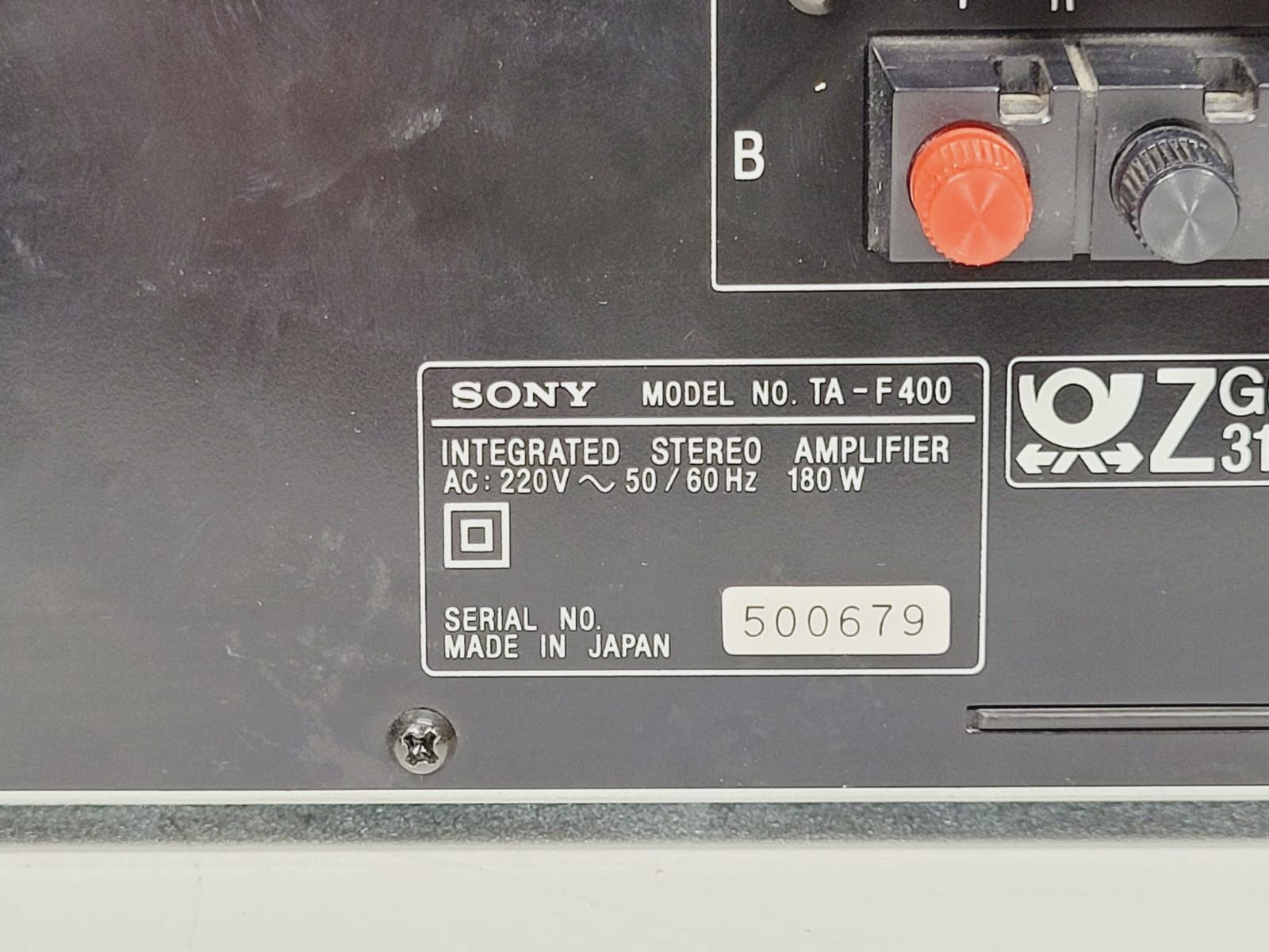 Sony TA F 400 wzmacniacz stereo Solidny Japan 2x80W 4ohm