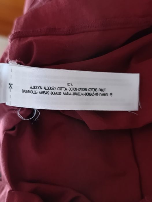 Blusa bordeaux da Massimo Dutti