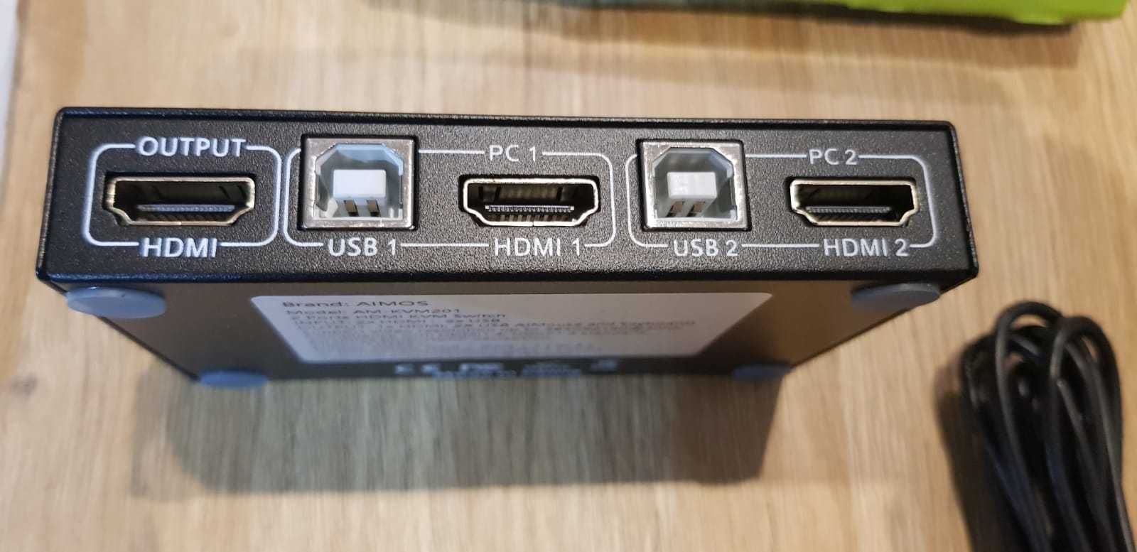 AIMOS 4k przełącznik KVM Switch