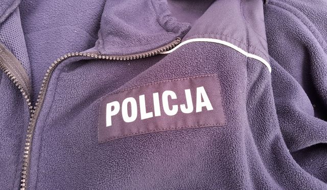 Polar granatowy Policja, mundur policyjny  122/185