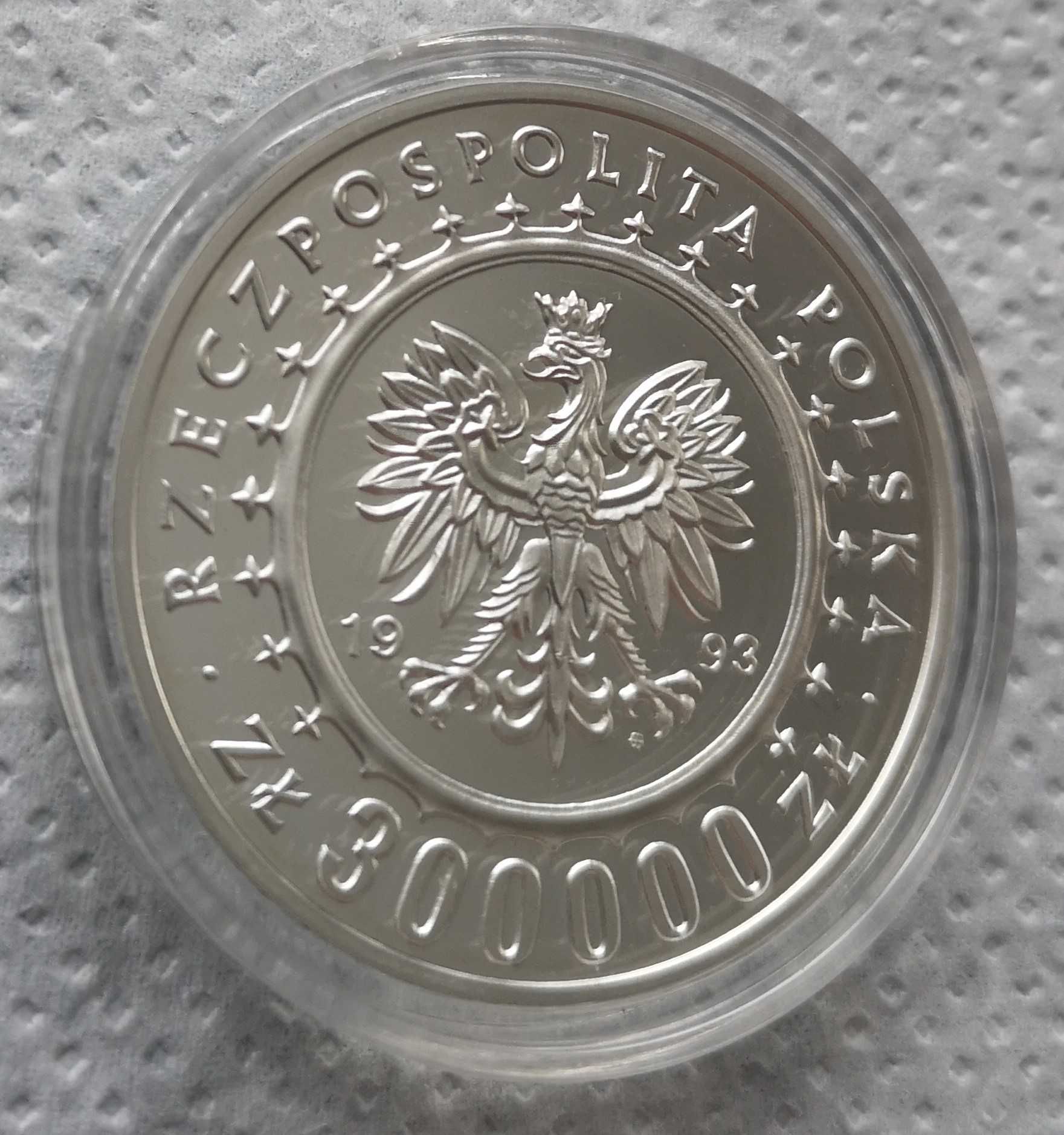 Moneta 300000 zł 1993 r Zamek w Łańcucie