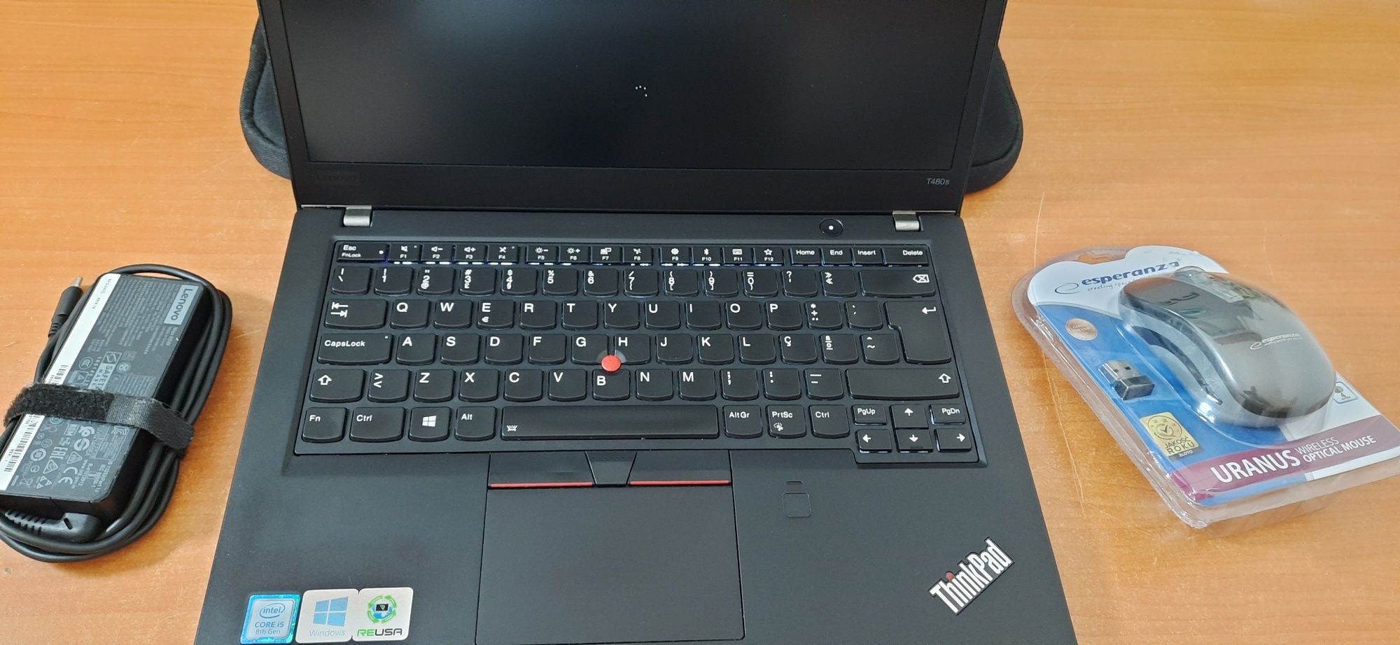 Lenovo ThinkPad T480s GRD.A 14,1" I5 8ªG|16G|M.2-512G|Rato+Mala|W10/11