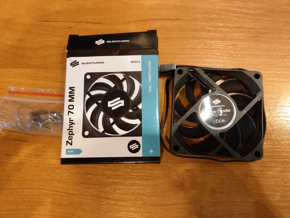 wentylator na radiator CPU Zephyr SPC013 70mm
