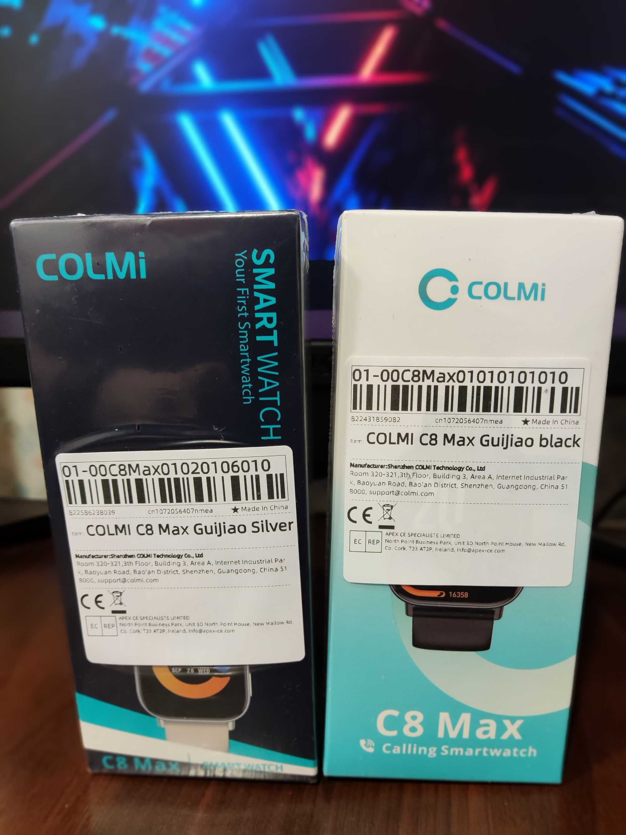 Новий Cмарт-годинник Colmi C8 Max I Чорний в наявності
