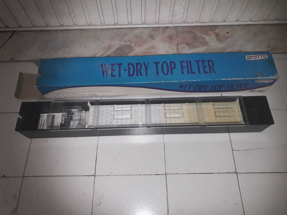 Filtro seco humido aquario