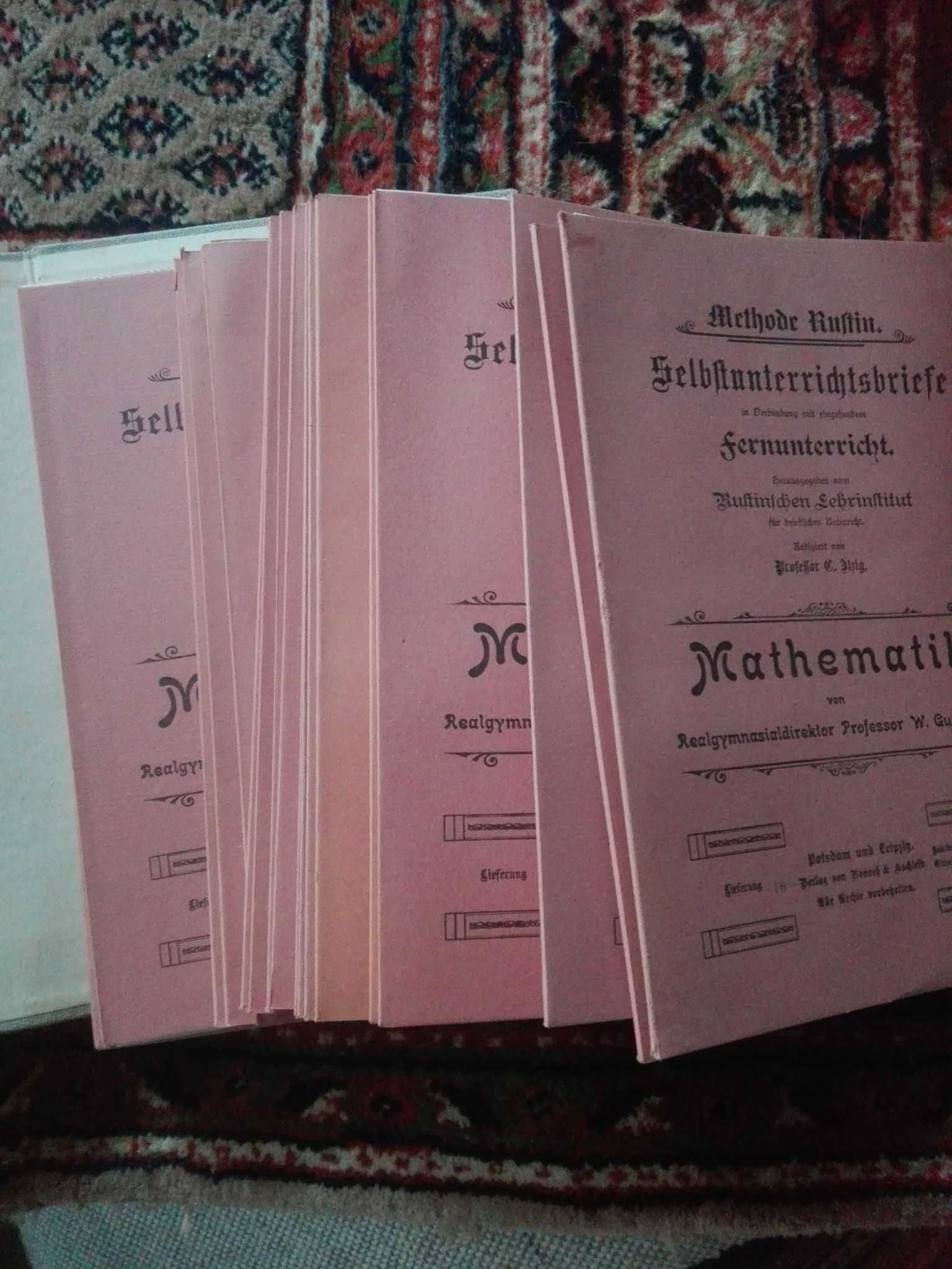 Podręcznik dodatkowy do matury z matematyki ok. 1930 r. NIEMIECKI