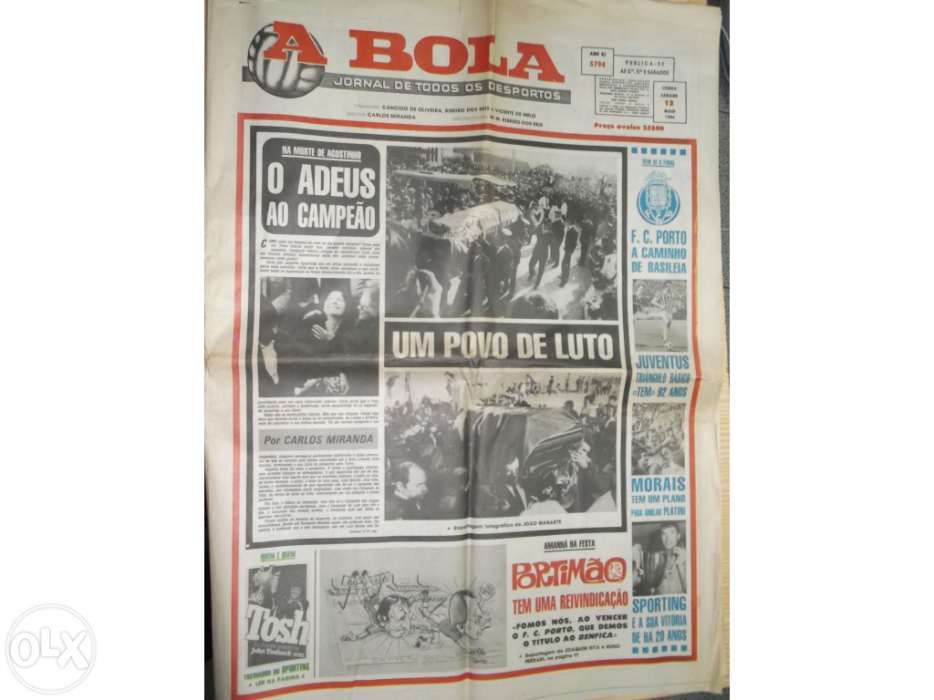 Jornal "a bola"M.J.Agostinho