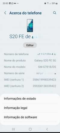 Vendo Samsung S20