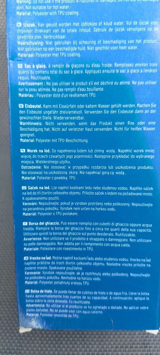 Ice bag worek na lód/ zimną wodę