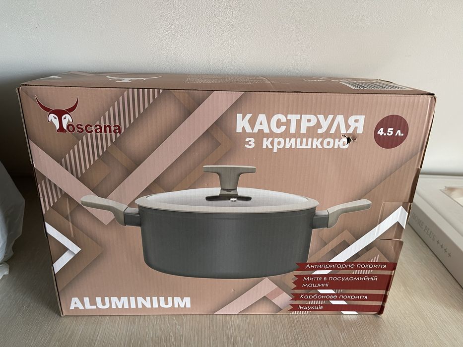 Каструля ALUM Toscana 9596-24 (4.5л)