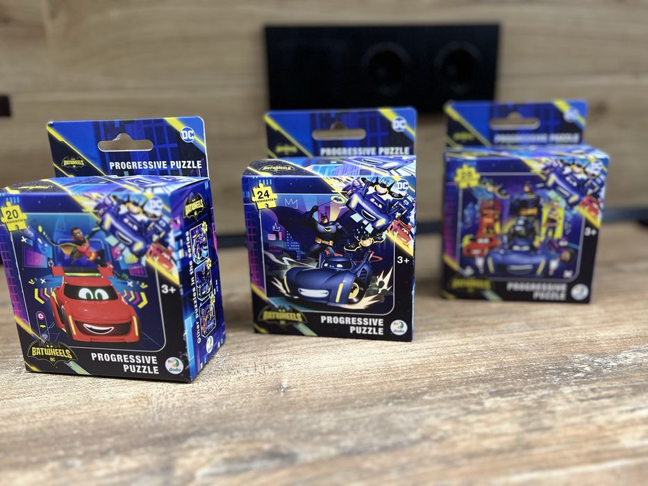 Набір пазлів Dodo, серія Batwheels 3 шт