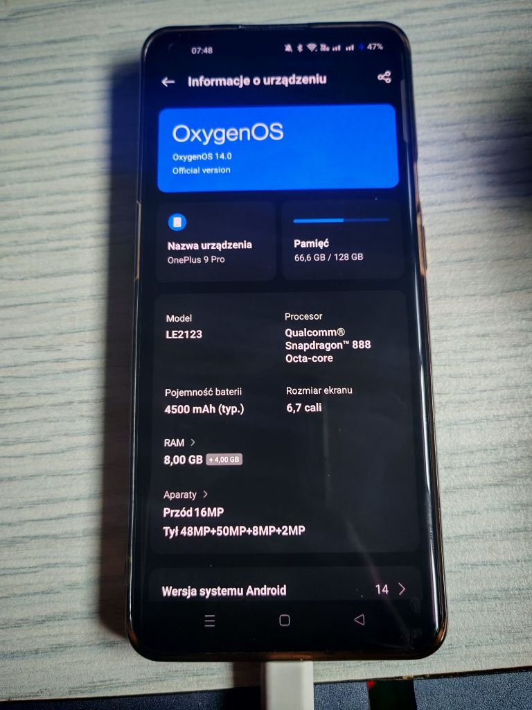 Smartfon One Plus 9 Pro 8/128gb 5G Dual sim
