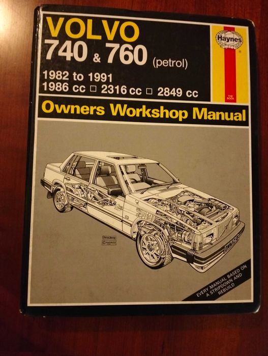 Haynes - Volvo 740 e 760 ( turbo incluído )