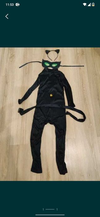 Czarny Kot Miraculum -strój, kostium+4 dodatki-rozmiar L-Szybka Wys24H