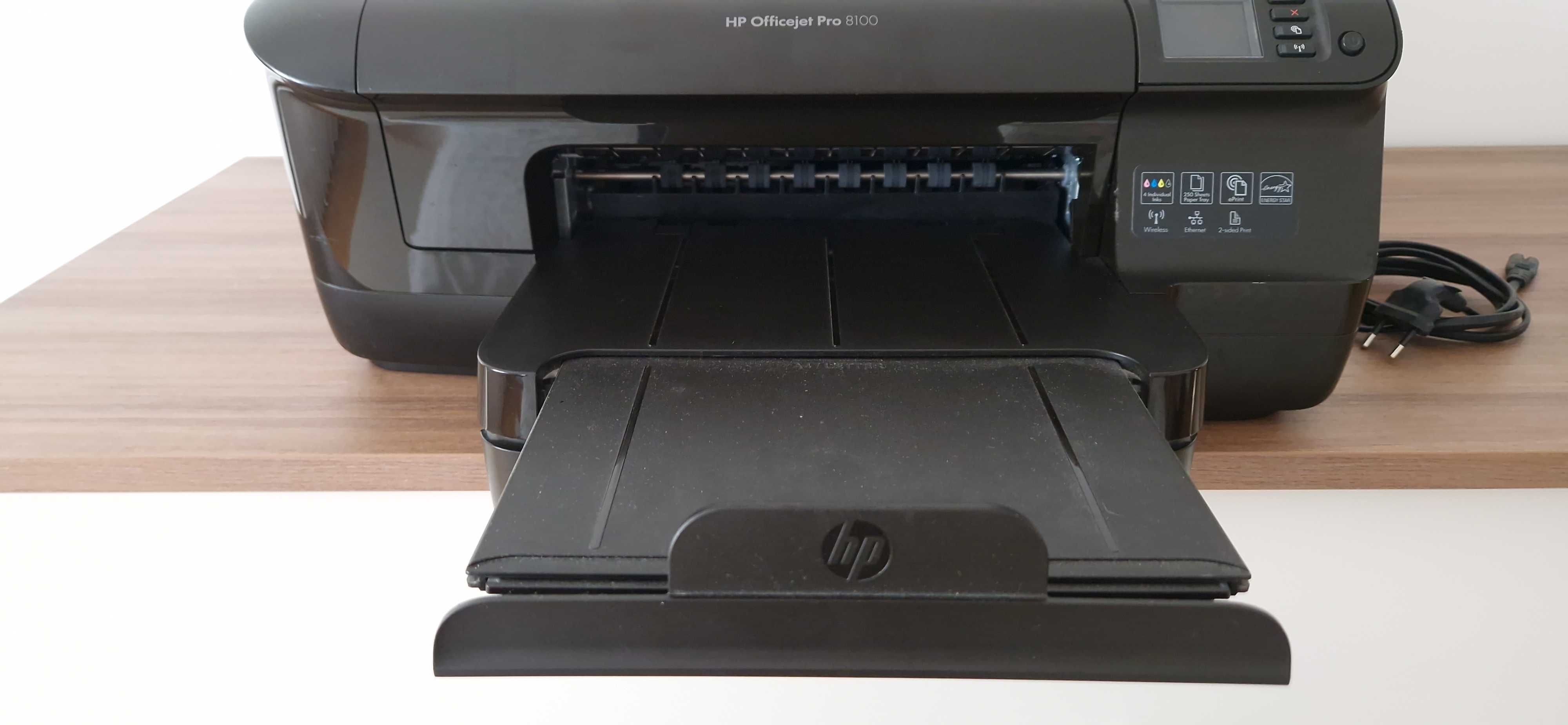 Impressora HP OfficeJet Pro 8100 Wi-Fi Wireless