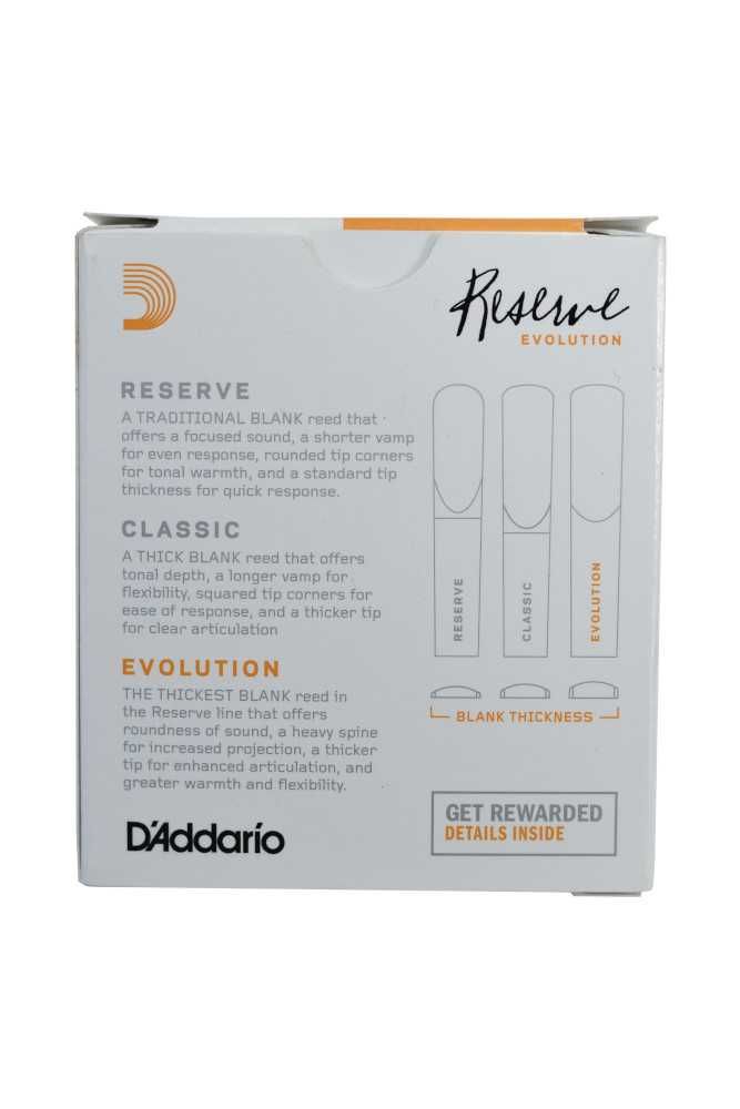 Stroik do klarnetu Bb 3,0 RESERVE EVOLUTION D'Addario DCE1030