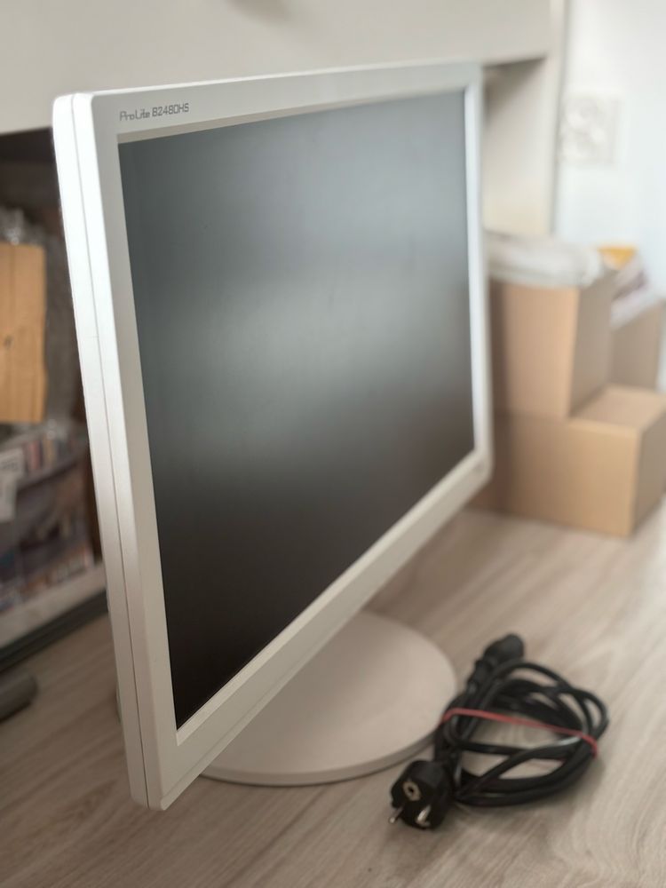 Monitor iiyama 23,6" ProLite B2480HS + kabel zasilający