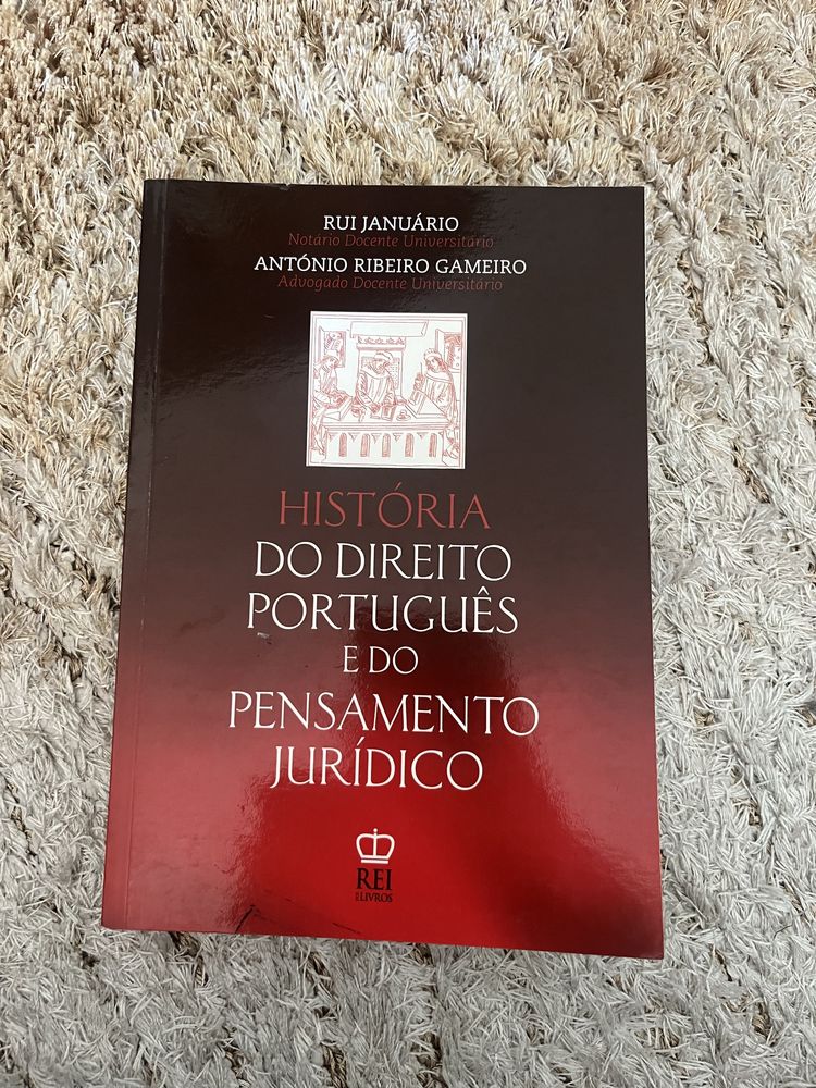 historia do direito portugues e do pensamento juridico