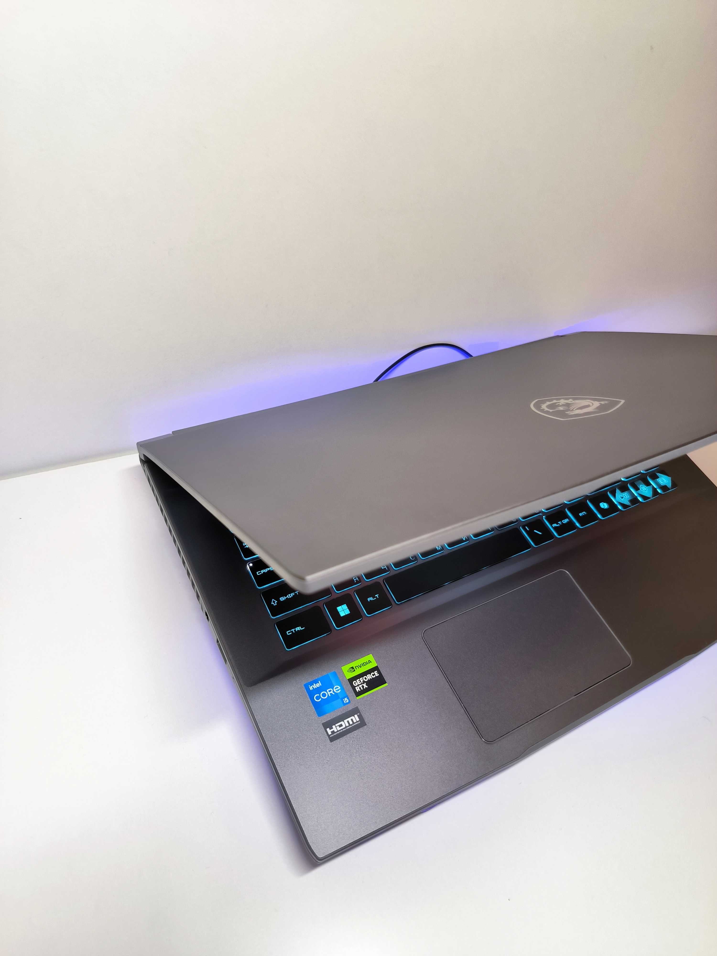 144Hz НОВИЙ Ноутбук MSI i5-12 GEN\RTX 3050\RAM 16 GB\NVMe 512