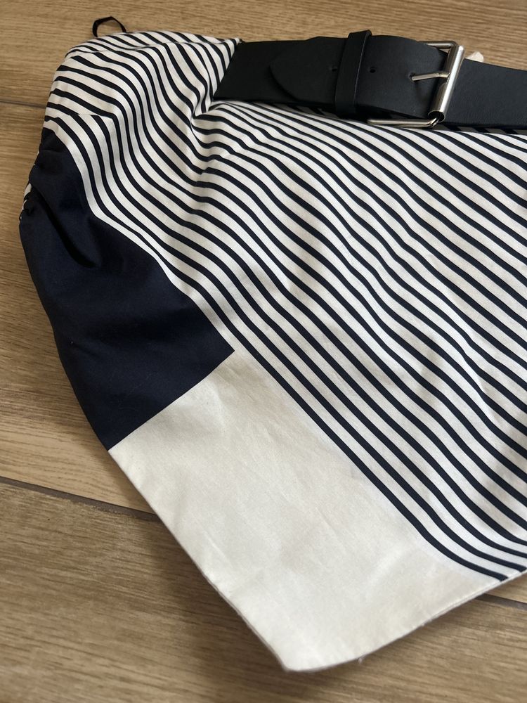 Zara 36 S damski top skorzany pasek Metka  seksiqny