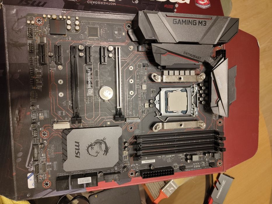 Intel i7 7700k i płyta MSI z270 gaming m3
