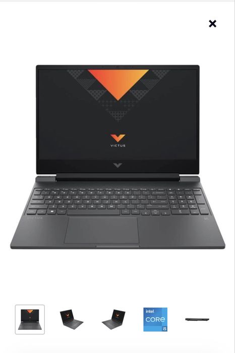 Ноутбук HP Victus Gaming 15-fa0024ua Mica Silver