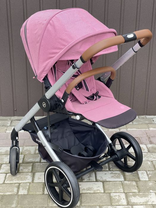 коляска Cybex Balios S Lux 2в1у кольорі Magnolia Pink.