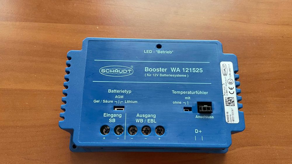 Booster, regulator ładowania akumulatora Booster Schaudt WA 121525