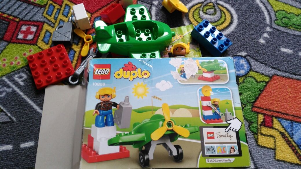Lego duplo-mały samolot.