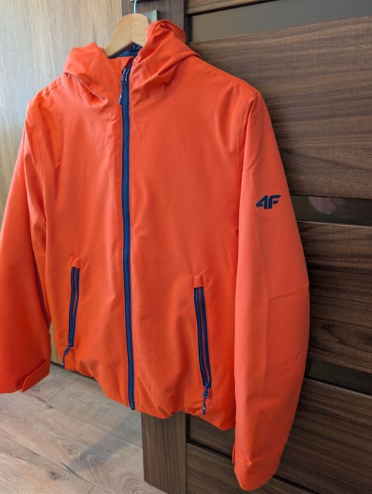 Kurtka narciarska 4F. Rozmiar 164. Pomarańczowa