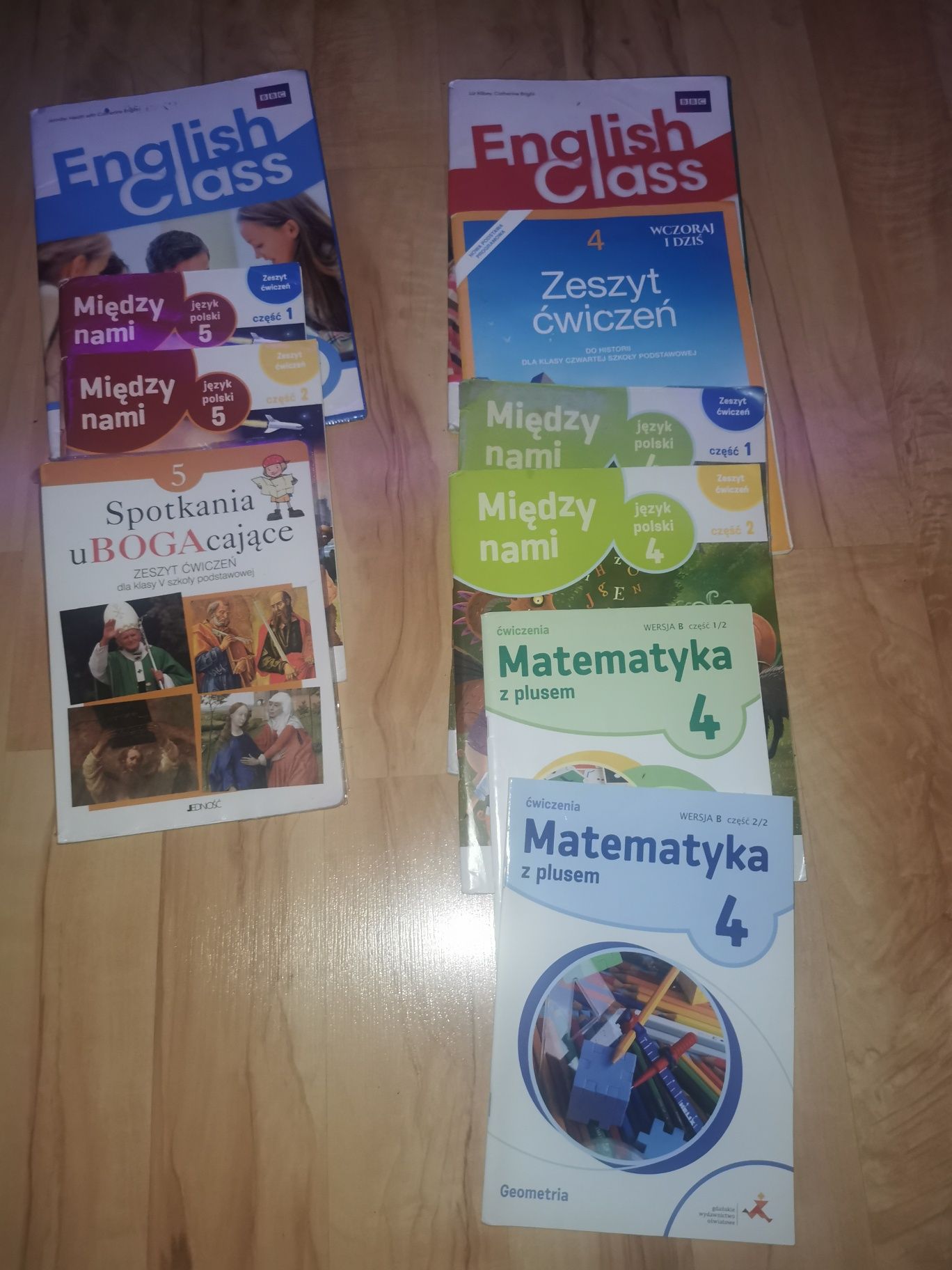 Uzupełnione ćwiczenia do klas 4,5,6,7