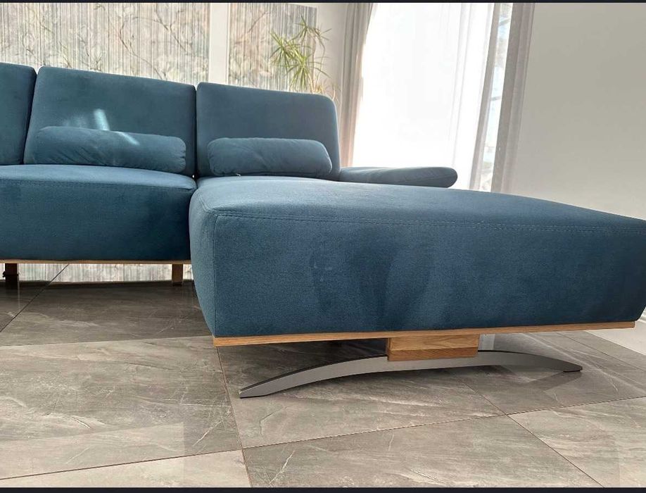 Narożnik Pedro Niebieski  od firmy  Beatris , nowoczesny design Poznań