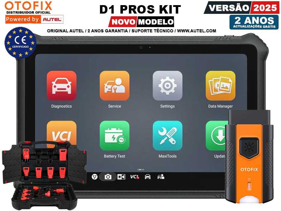 Autel OTOFIX D1 PROS KIT Máq Diagnóstico OBD 40 Funções (NOVO)
