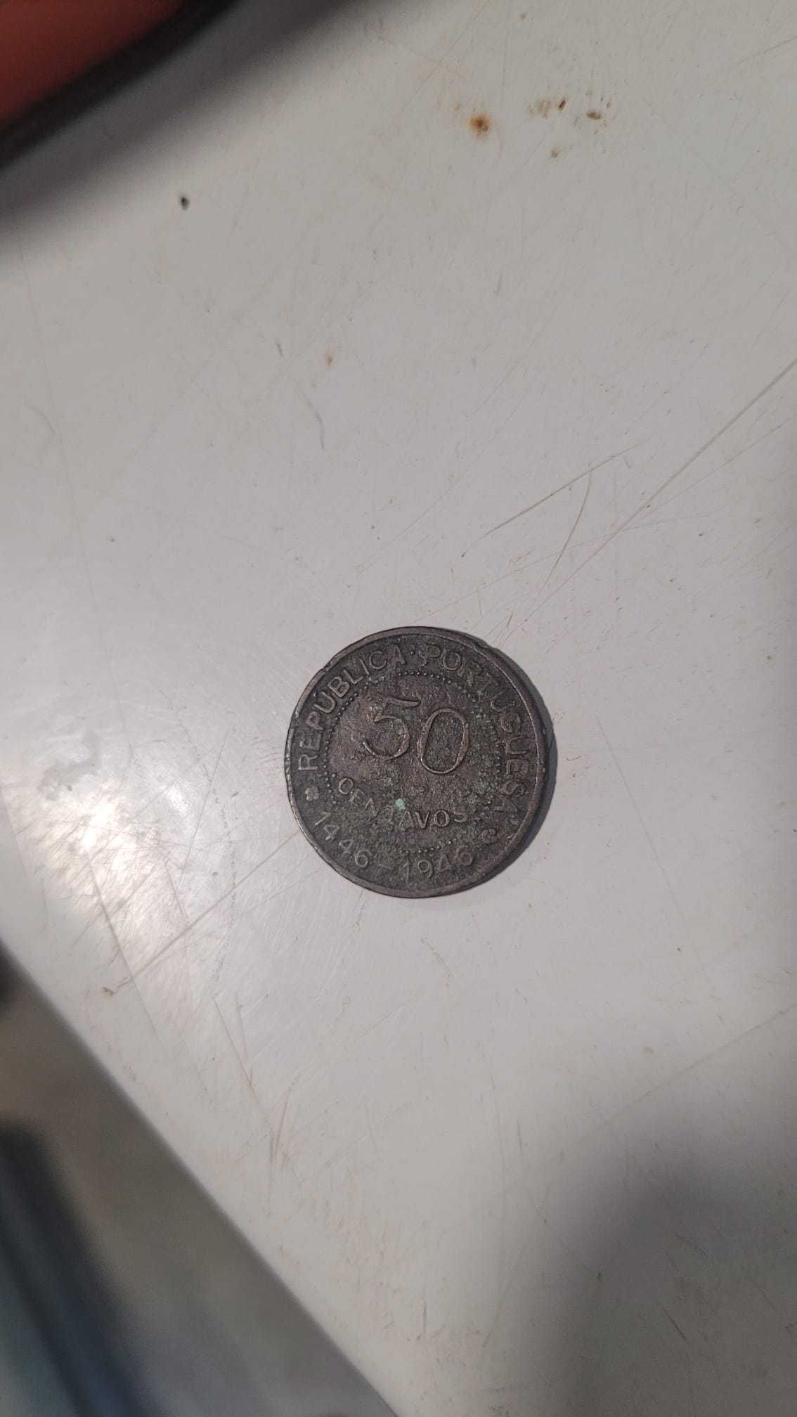 Lote Moedas Antigas Escudos