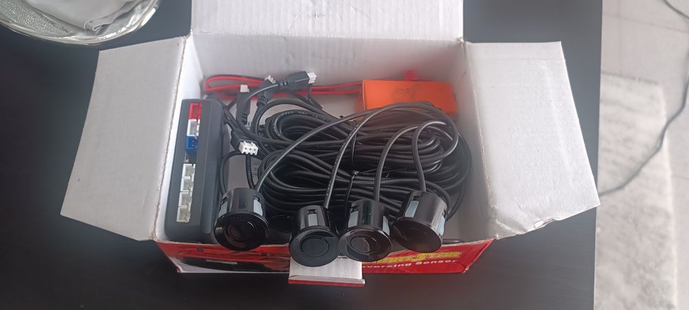 Sensores de estacionamento com display