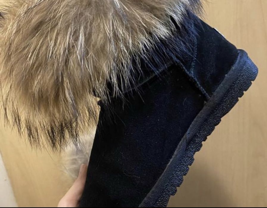 Угги натуральный замш и мех