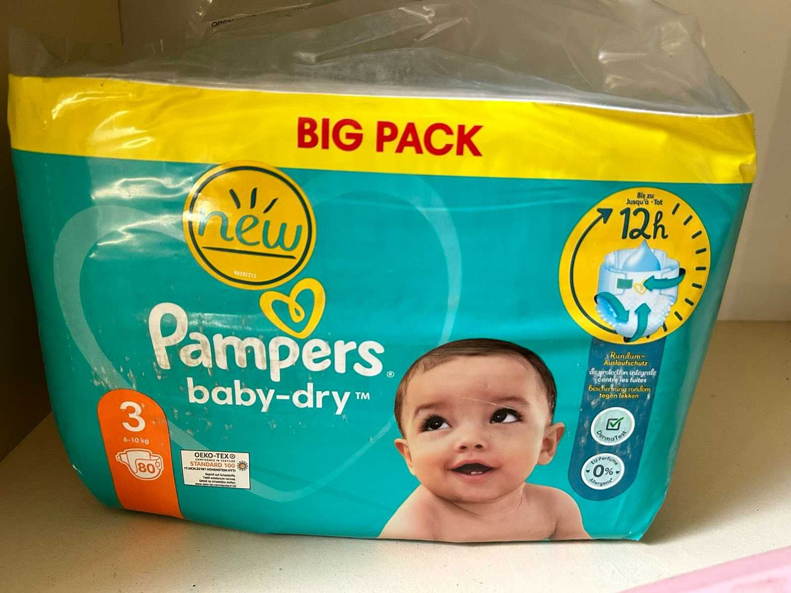 Pampers baby dry, premium protection 2,3,;4