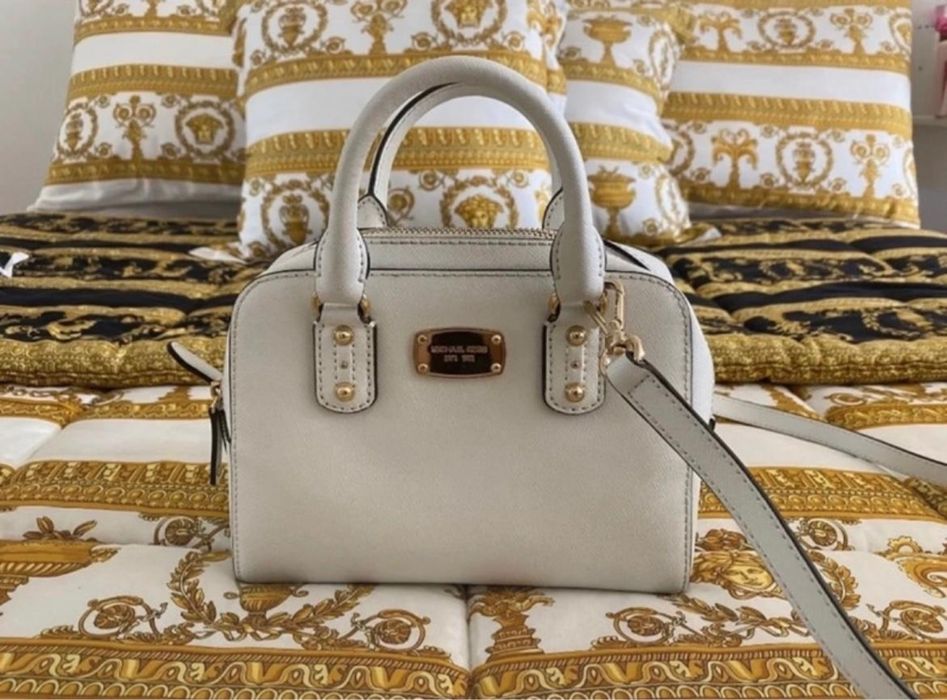 Michael Kors Mala HandBag Branca em Couro Ref.435452