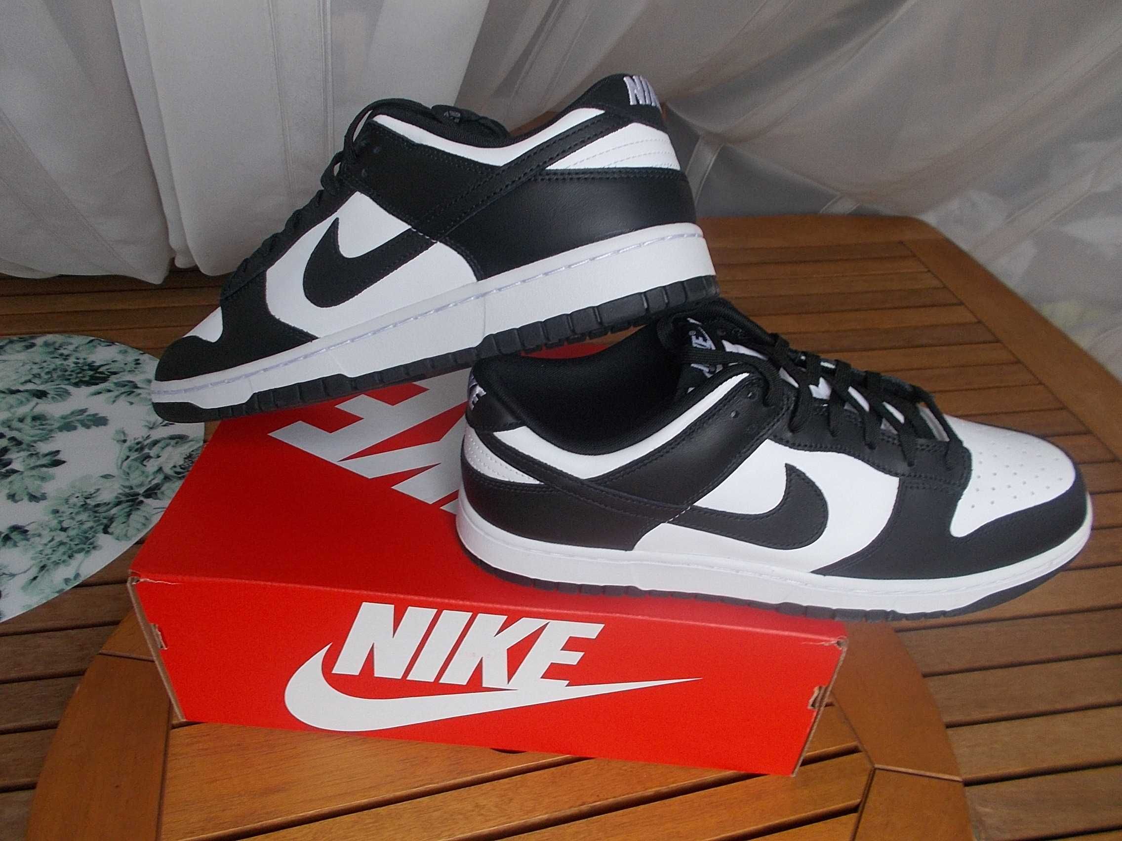 (r. Eur 46) Nike Dunk Low White Black DD1391,-100 Jordan 1 Dunk Panda