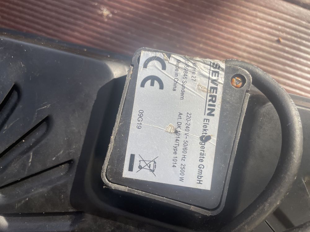Placa electrica de 2 bicos