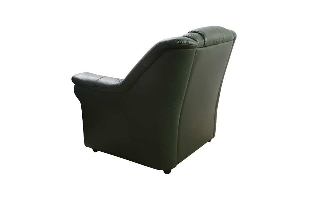 Fotel klasyczny skórzany "KAROL" skóra naturalna PRODUCENT