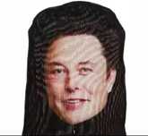 Śmieszna maska Elon Musk twarz prezent