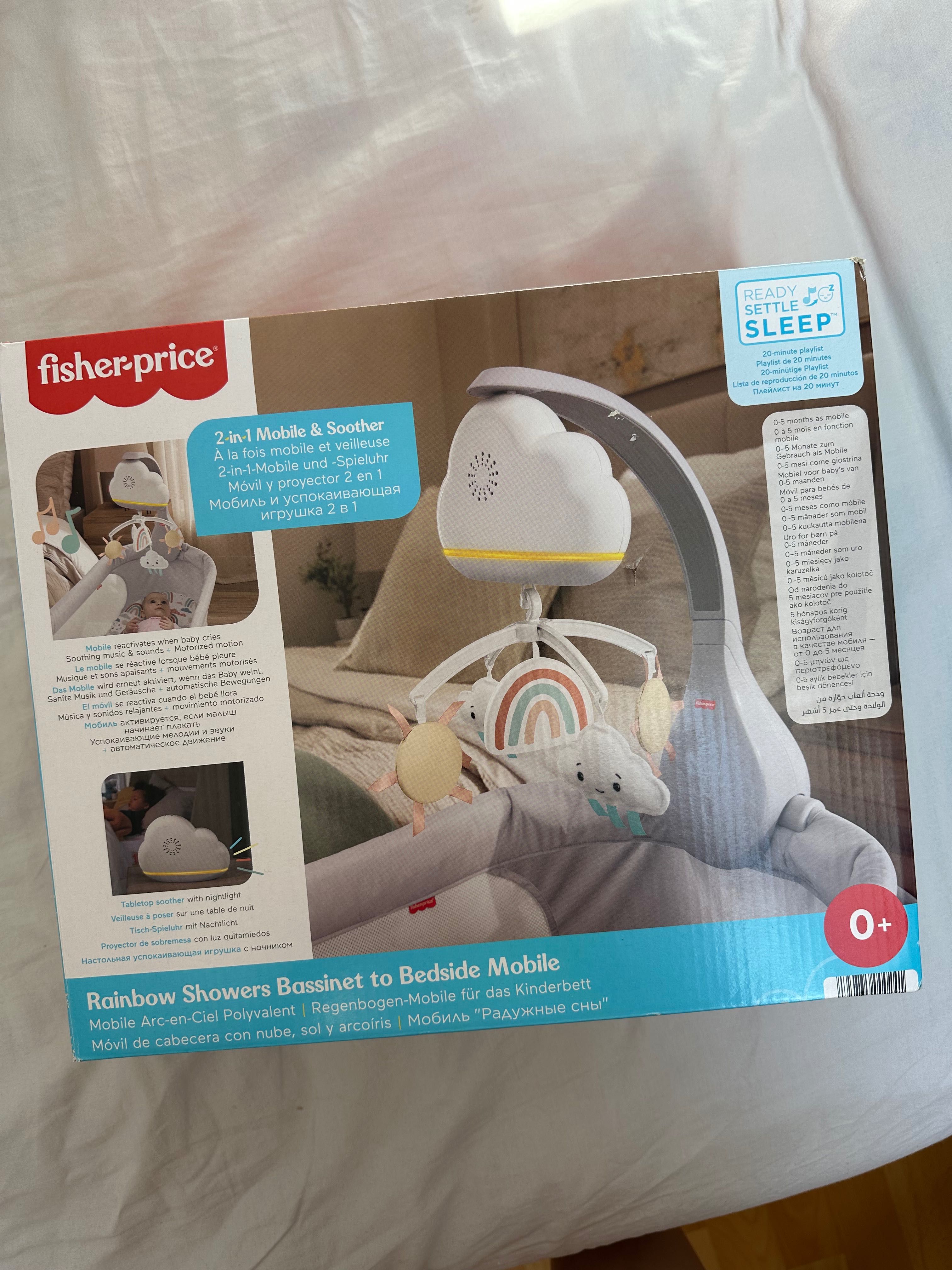 Karuzela niemowlęcą chmurka Fisher-price 2w1